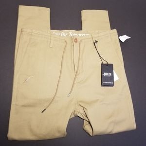 *NWT*Publish Jogger Pants Sz 36 Tan Cotton